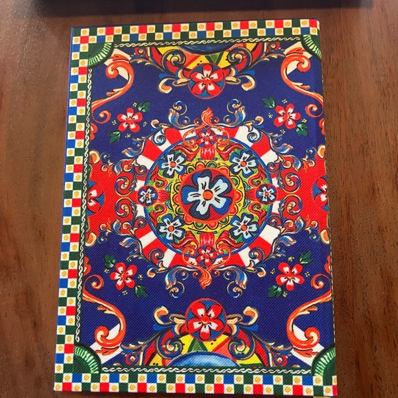 Dolce & Gabbana Other - Dolce & Gabbana Multicolor Polyester Carretto Siciliano Print Notebook